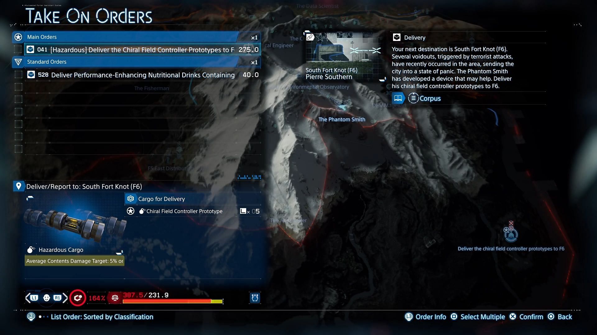 The cargo in this mission contains hazardous chemicals (Image via Sportskeeda Gaming || Sony Interactive Entertainment)